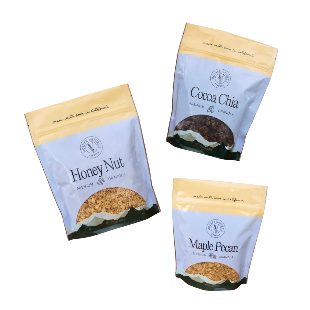 variety of all natural granola